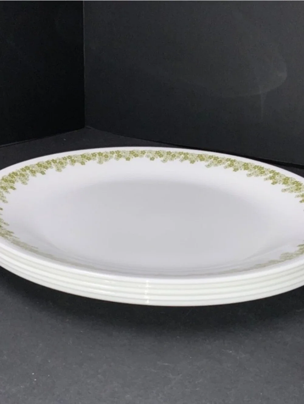 Set of 5, Corelle Spring Blossom, Crazy Daisy 9 7/8 Dinner Plates - EUC